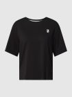 DKNY T-shirt with label print in black
