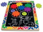 Autism Educational Toys Melissa & Doug Switch and Spin Magnetic Gear Board Toy