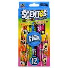 (SCENTOS)  SCENTED COLORED Pencils   12pc  S21