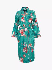 CYBERJAMMIES COCO FLORAL PRINT LONG DRESSING GOWN