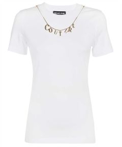VERSACE S COUTURE CHARMS JERSEY STRETCH WHITE -74HAHE05 