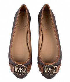 MK ROBY BALLET RUBBER SHOE BROWN