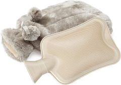 Blue Canyon Hot Water Bottle| Luxurious Faux  MINK Fur Cover