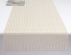 CHILEWICH LATTICE TABLE RUNNER 14*72-GOLD