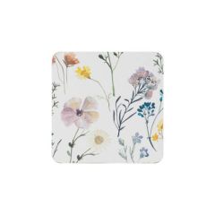 THE ENLISH TABLE WARE PRESSED FLOWERS SET OF 4 COASTERS