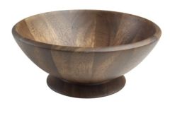T&G SERVING BOWL IN ACACIA WOOD