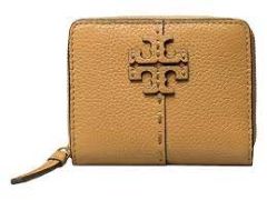 TORY BURCH MCGRAW FOLD WALLET BROWN