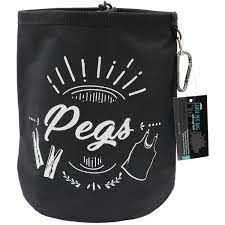 JVL Large Waterproof Peg Bag - Black 