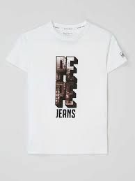 Pepe Jeans Cotton T-shirt model 'Carter' in white