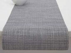 CHILEWICH BASKETWEAVE TABLE RUNNER 14X72 SHADOW