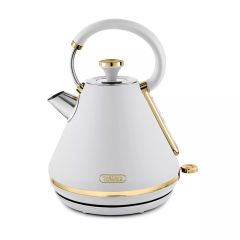 RK CAVALETTO 1.7L 3KW KETTLE OPTIC WHITE CHAMPAGNE ACCENTS