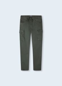 PEPE JEANS CHASE CARGO GREEN TROUSER