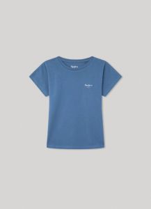PEPE JEANS BLOOM BLUE T-SHIRT ROUND NECK