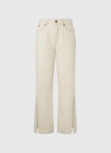 PEPE JEANS MAYFAIR LACE WHITE JEANS PL204419