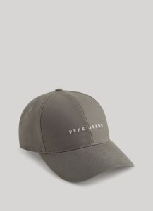 PEPE JEANS NATHAN COTTON PICKED CAP-GREY MARL