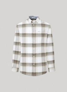 PEPE JEANS PERRY GREY/CHECK SHIRT OF COTTON