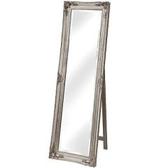 HILL ANTIQUE SILVER CHEVAL DRESSING MIRROR 